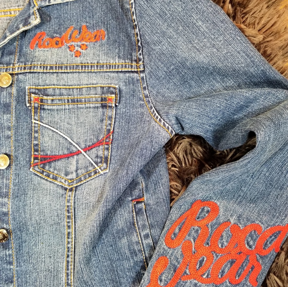Ladies Rocawear Blue Jean Jacket - Picture 5 of 7